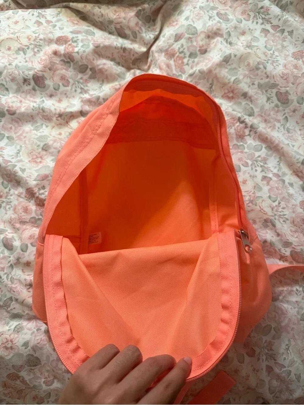 PINK Coral Canvas Backpack